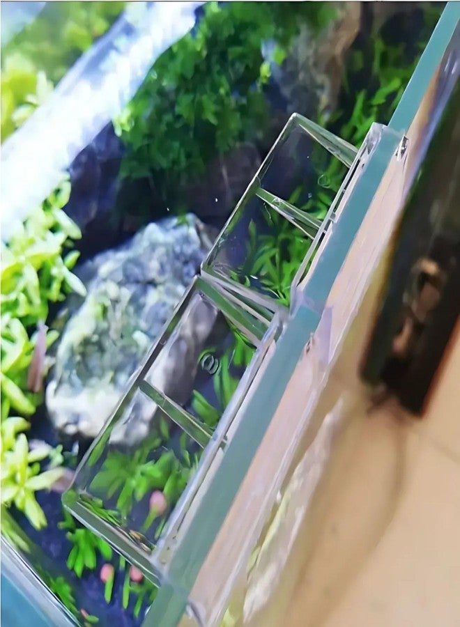 مجموعة مشابك غطاء حوض السمك الزجاجية الأكريليكية الشفافة من فاييناتو (4 قطع) | حوامل دعم متينة لحوض السمك مصنوعة من مادة PMMA (6 مم) - Image 5